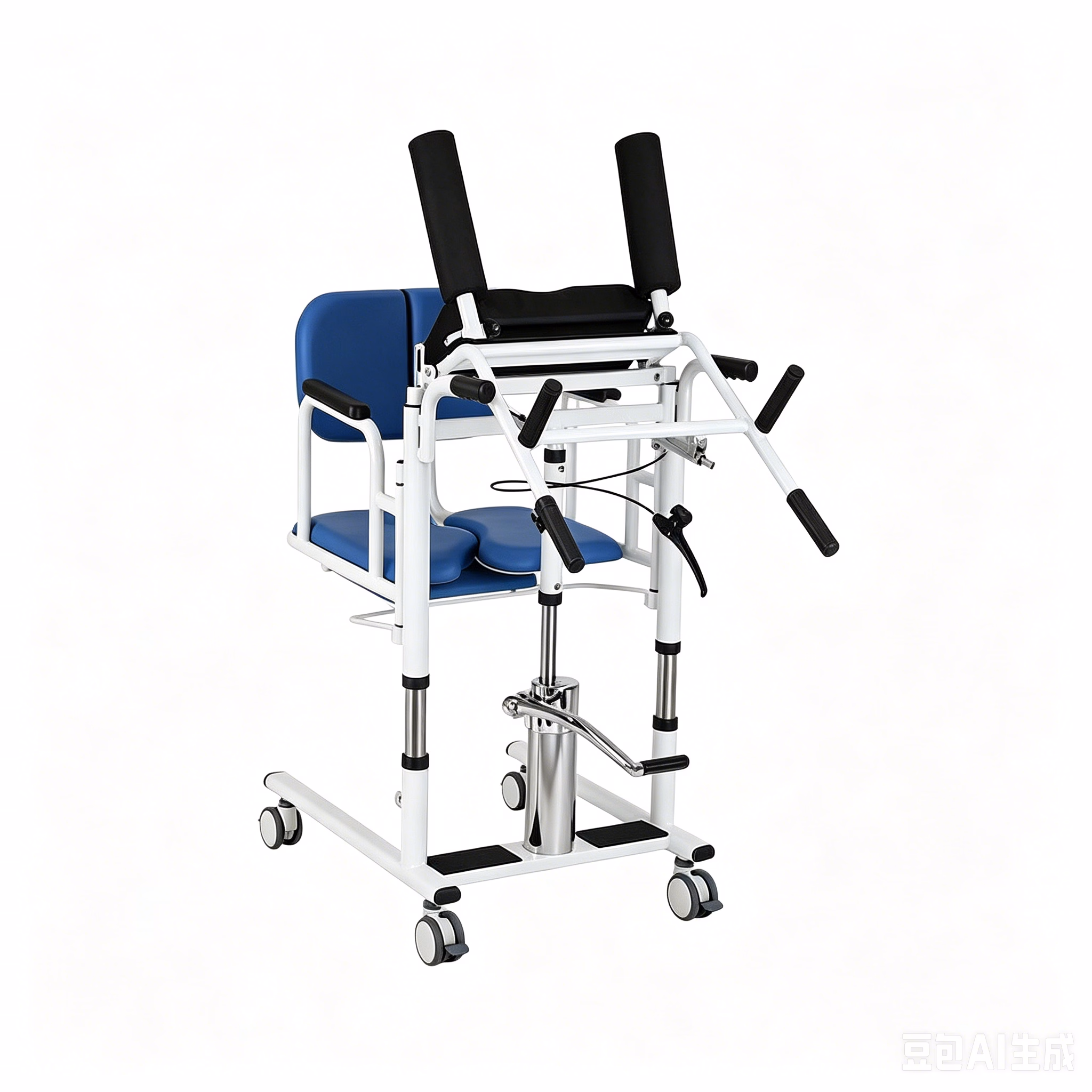 Transfer chair — blue